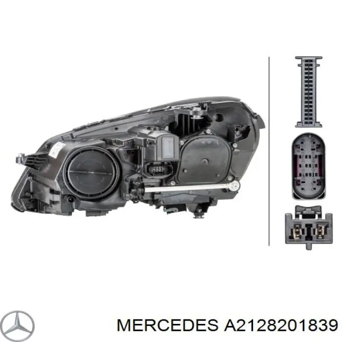 A2128201839 Mercedes Reflektor prawy
