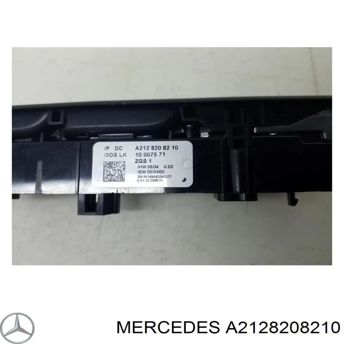 Panel przyciskowy sterowania podnośnikiem szyby przedni lewy Mercedes A2128208210 cena, od 66,00 USD