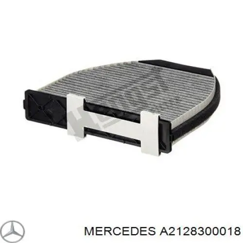 Do koszyka A2128300018 Mercedes Filtr kabiny