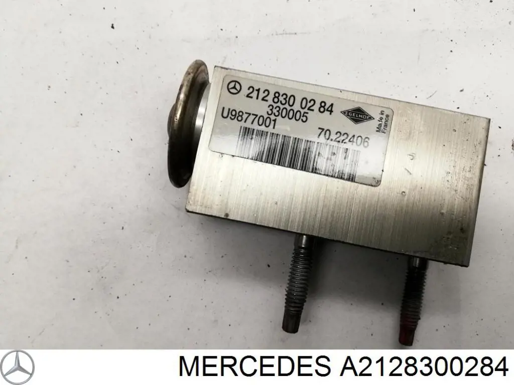 A2128300284 Mercedes Zawór termostatyczny klimatyzacji