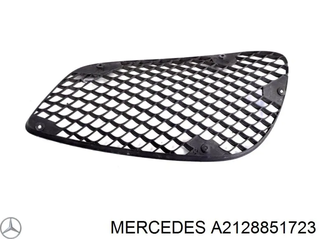 Zaślepka (kratki) lamp przeciwmgielnych zderzaka przedniego lewa Mercedes A2128851723