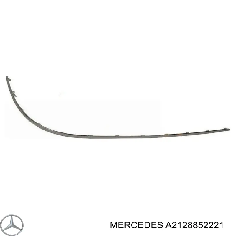 A2128852221 Mercedes Listwa ochronna zderzaka tylnego prawa