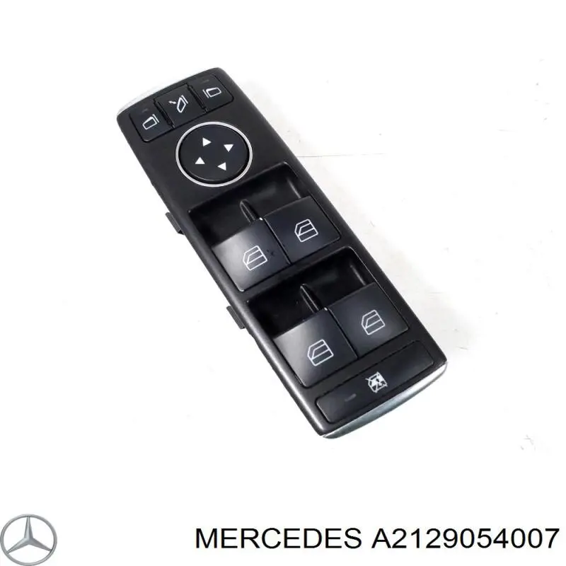 A2129054007 Mercedes Panel przyciskowy sterowania podnośnikiem szyby przedni lewy