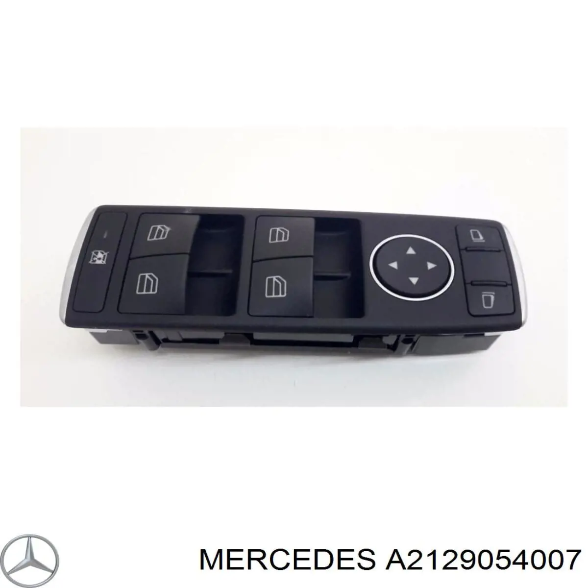 Panel przyciskowy sterowania podnośnikiem szyby przedni lewy Mercedes A2129054007 cena, od 56,82 USD