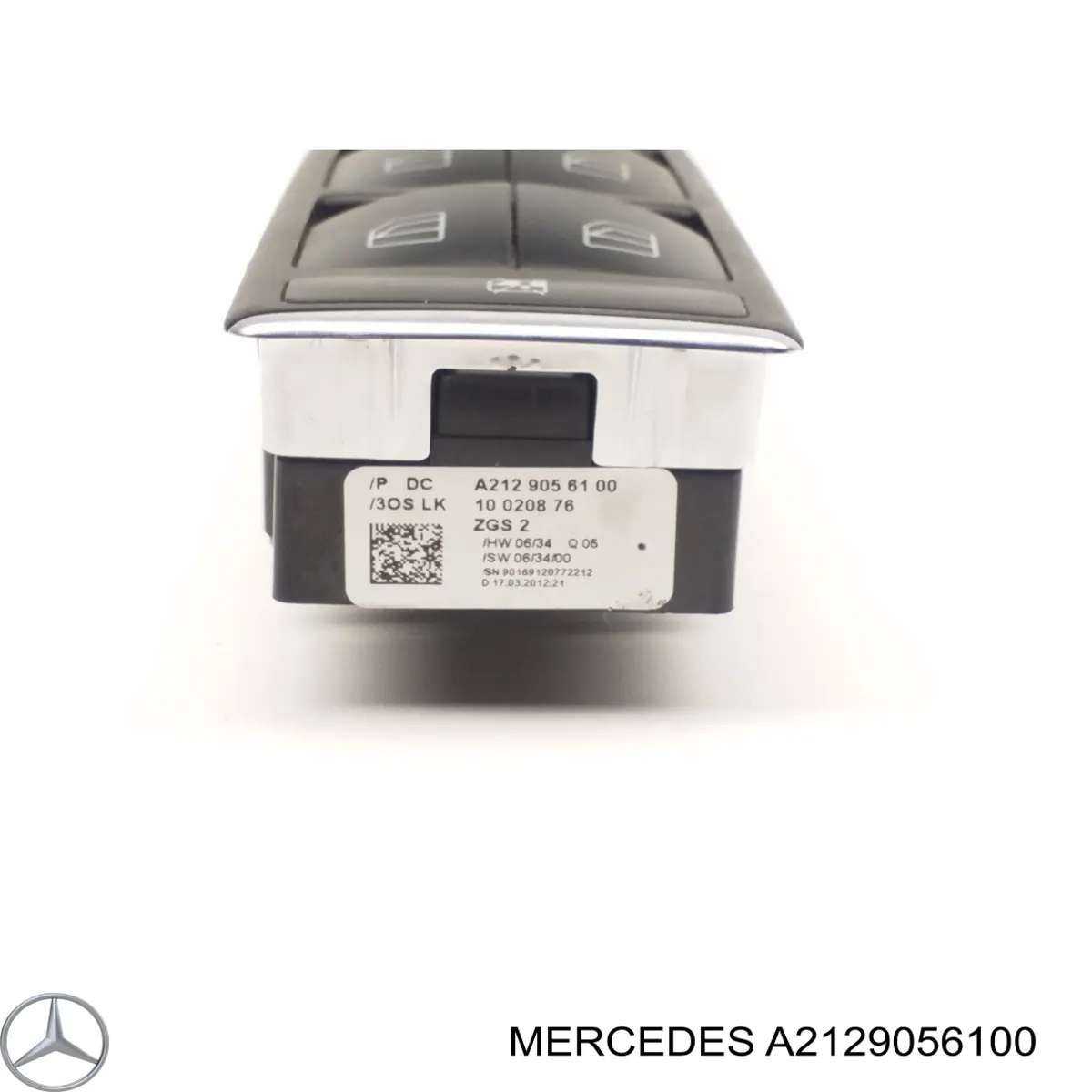 Panel przyciskowy sterowania podnośnikiem szyby przedni lewy Mercedes A2129056100 cena, od 100,45 USD
