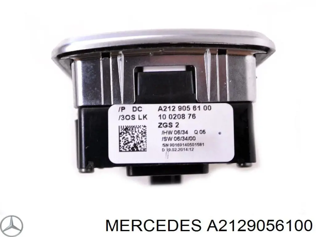 A2129056100 Mercedes Panel przyciskowy sterowania podnośnikiem szyby przedni lewy