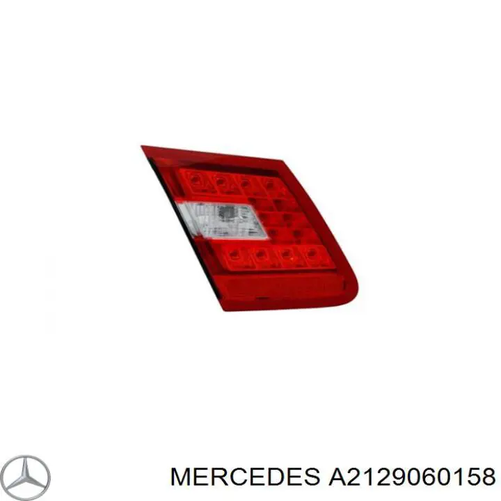 A2129060158 Mercedes Lampa zespolona tylna lewa wewnętrzna