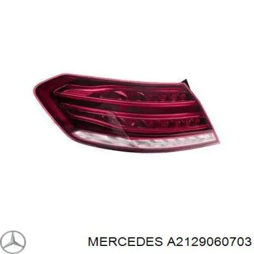 A2129060703 Mercedes Lampa zespolona tylna lewa zewnętrzna