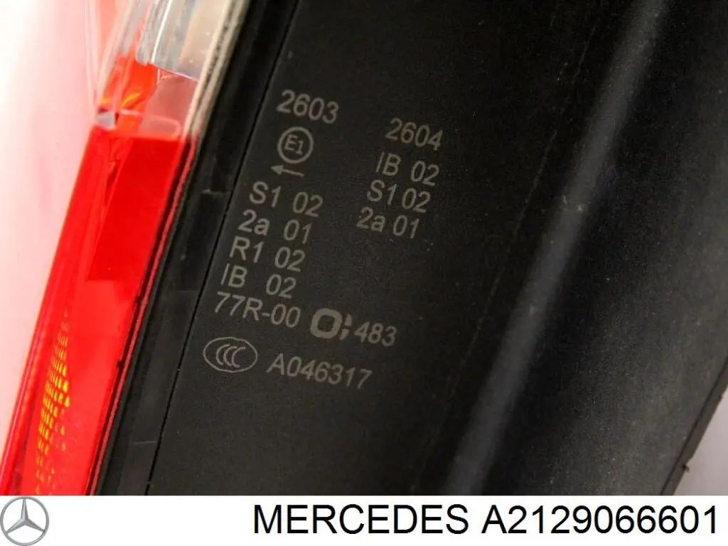 Do koszyka A2129066601 Mercedes Lampa zespolona tylna lewa zewnętrzna