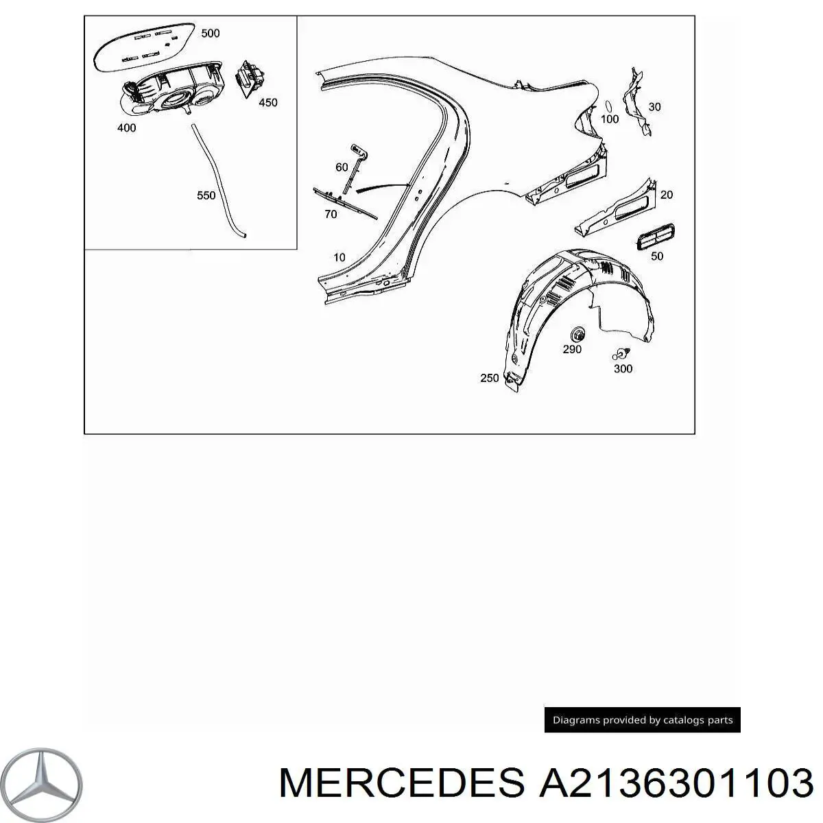Obudowa filtra paliwa Mercedes A2136301103 cena, od 118,38 USD