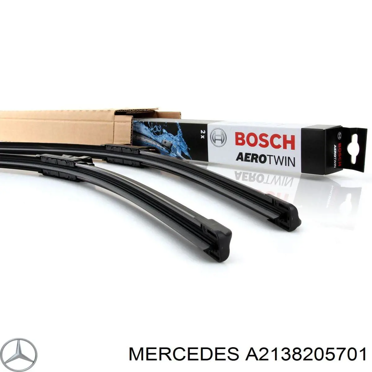 Pióro wycieraczki szyby przedniej, zestaw (2 szt.) Mercedes A2138205701 cena, od 32,85 USD