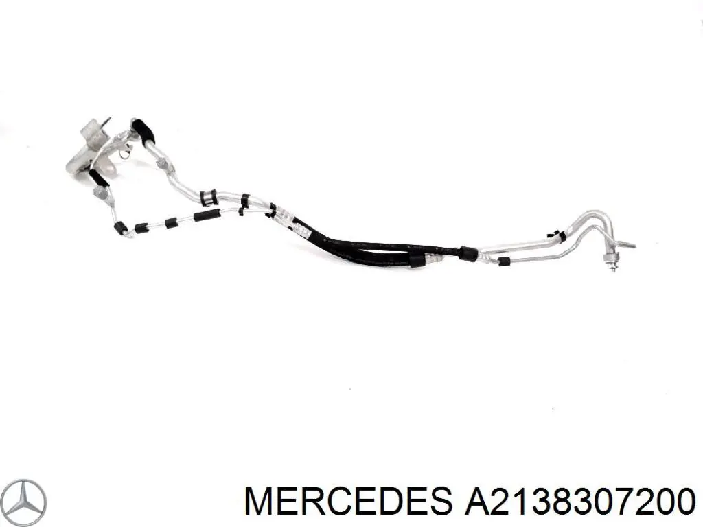 Do koszyka A2138307200 Mercedes Przewód klimatyzacji, od sprężarki do chłodnicy