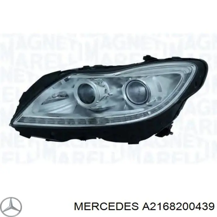 Reflektor prawy do Mercedes S  C216
