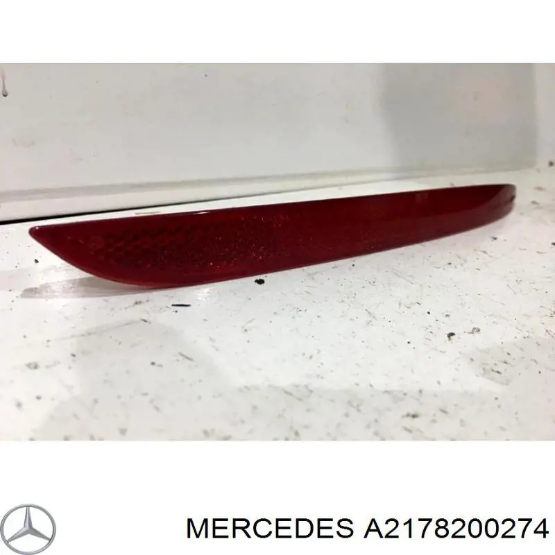 A2178200274 Mercedes lampa odblaskowa zderzaka tylnego prawa