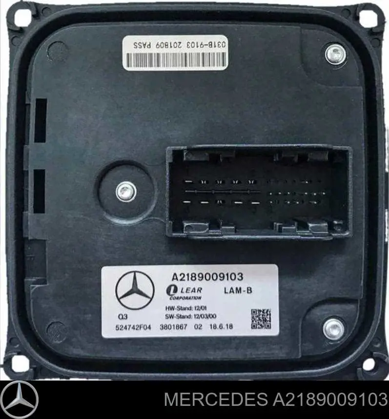 Sterownik oświetlenia Mercedes A2189009103 cena, od 143,02 USD