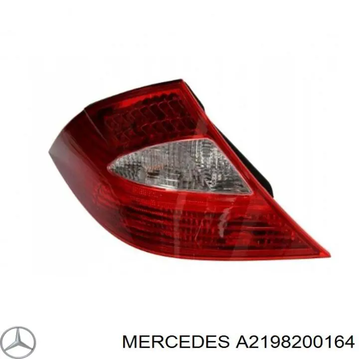 A2198200164 Mercedes Lampa zespolona tylna lewa