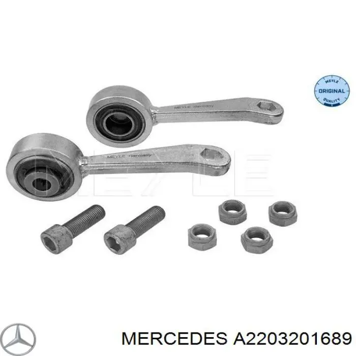 A2203201689 Mercedes Łącznik stabilizatora przedniego lewy