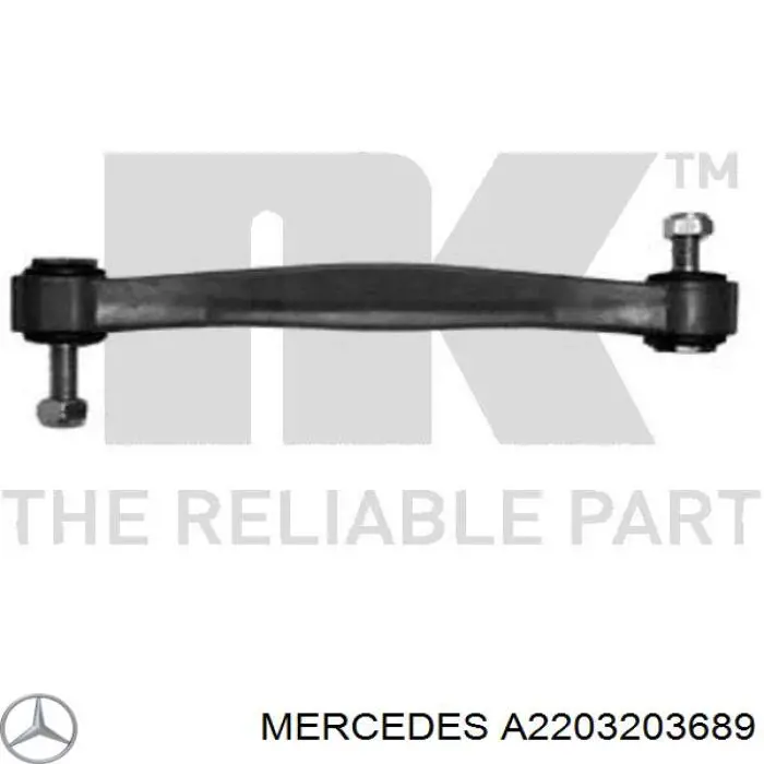 A2203203689 Mercedes Łącznik stabilizatora tylnego