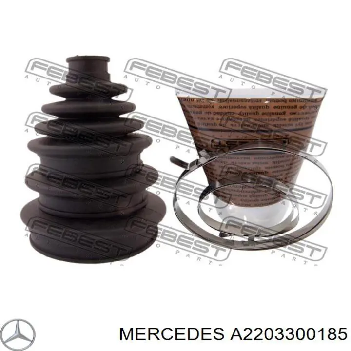Osłona przegubu homokinetycznego półosi przedniej zewnętrzna Mercedes A2203300185 cena, od 21,49 USD