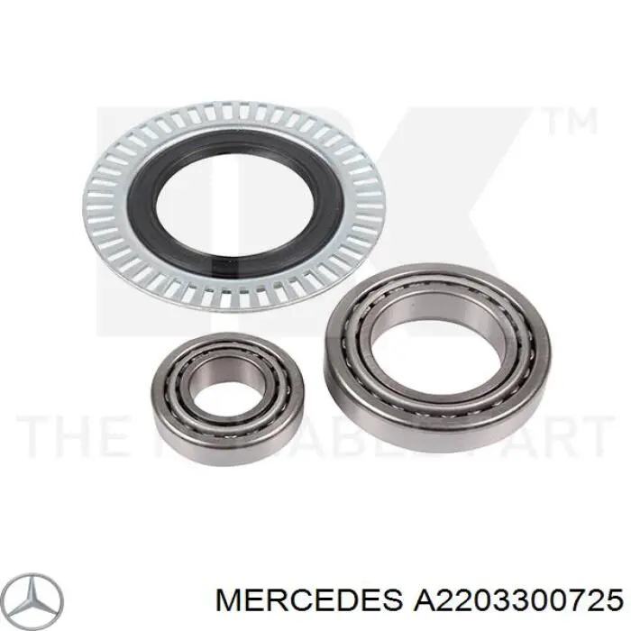 Piasta przednia Mercedes A2203300725 cena, od 187,38 USD
