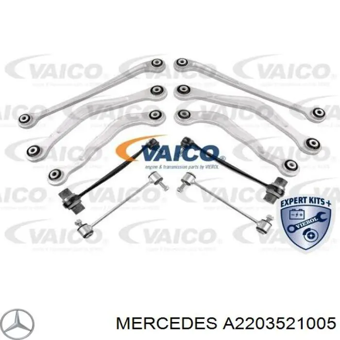Wahacz zawieszenia tylnego górny lewy A2203521005 Mercedes