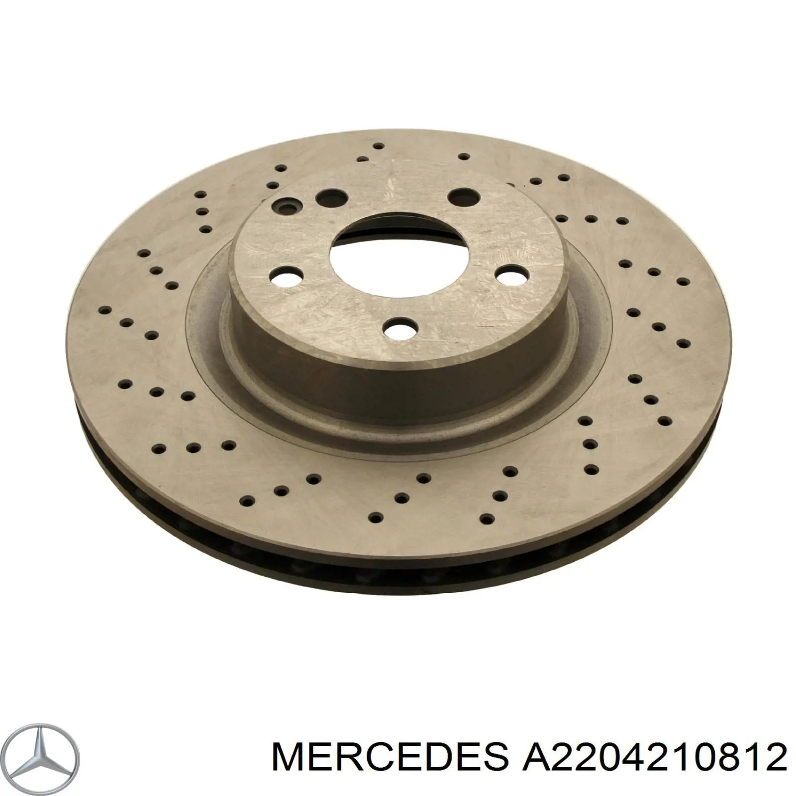 Tarcza hamulcowa przednia Mercedes A2204210812 cena, od 90,24 USD