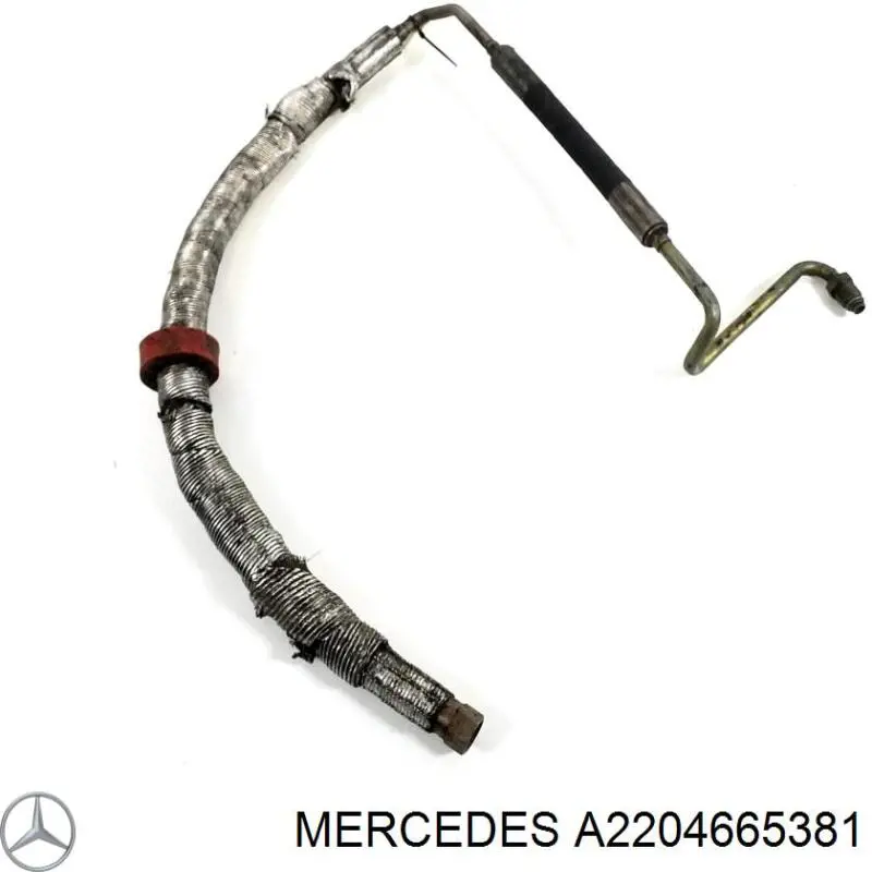 Przewód hydraulicznego układu wspomagania wysokiego ciśnienia, od pompy do maglownicy (mechanizmu) do Mercedes S (W220)