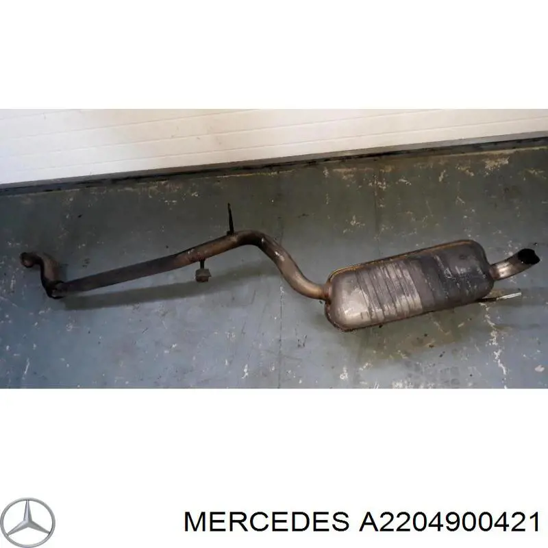 Tłumik, tylna część do Mercedes S  W220