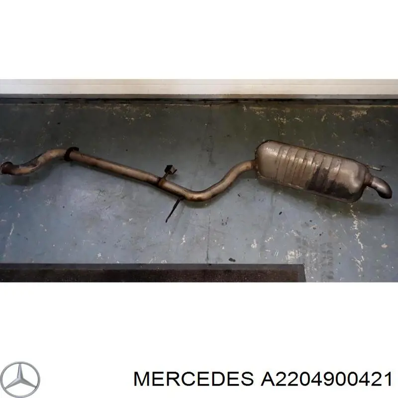 Tłumik, tylna część Mercedes S sedana (W220) (1998 - 2005) cena, od 219,57 USD