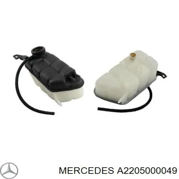 Zbiorniczek wyrównawczy układu chłodzenia Mercedes A2205000049 cena, od 48,19 USD