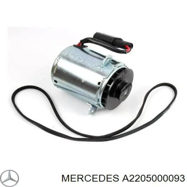 A2205000093 Mercedes Wentylator elektryczny układu chłodzenia kompletny (silnik+wirnik)