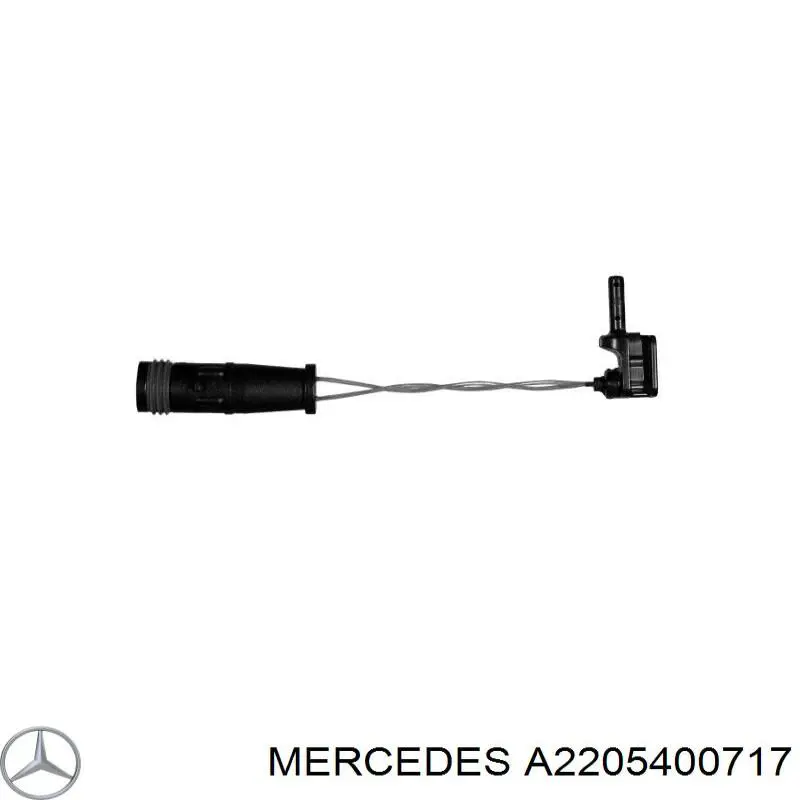 Czujnik zużycia klocków hamulcowych tylny Mercedes A2205400717 cena, od 4,31 USD