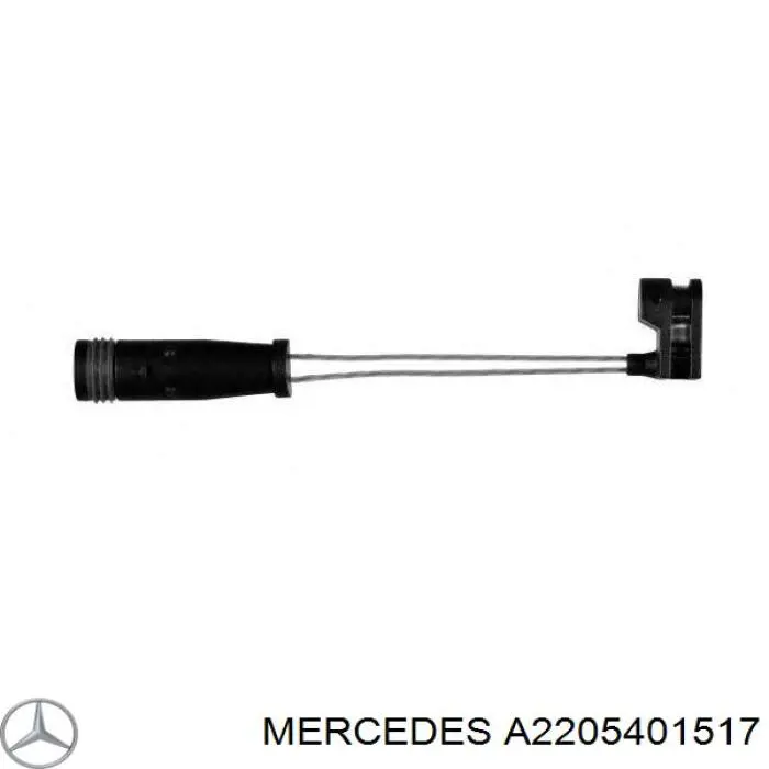 A2205401517 Mercedes Czujnik zużycia klocków hamulcowych przedni prawy