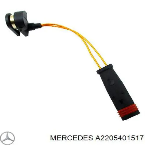 Czujnik zużycia klocków hamulcowych przedni prawy Mercedes A2205401517 cena, od 3,85 USD