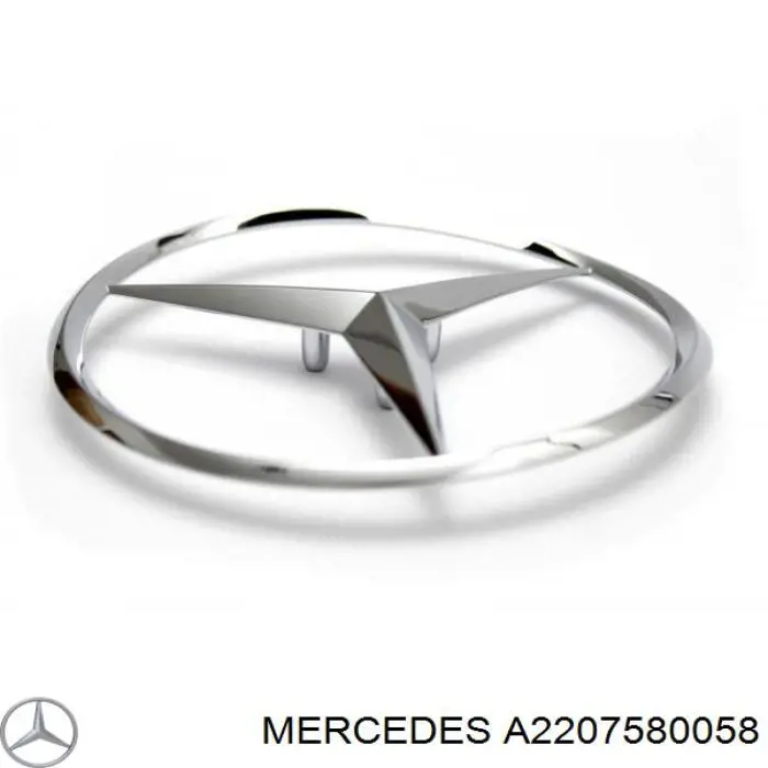 Emblemat na klapę bagaznika (znaczek firmowy) Mercedes S sedana (W220) (1998 - 2005) cena, od 41,78 USD