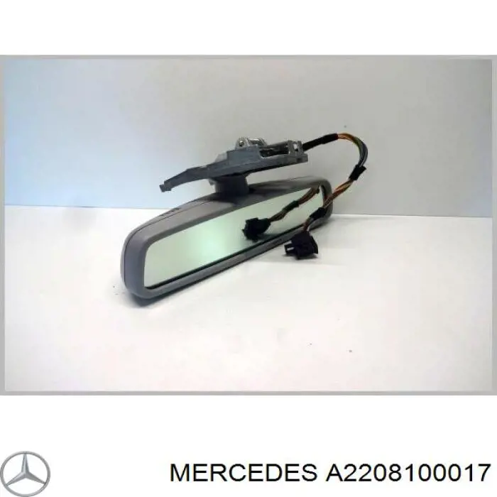 Lusterko wewnętrzne Mercedes S 