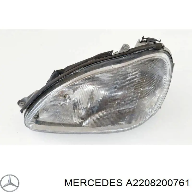 Reflektor lewy Mercedes S sedana (W220) (1998 - 2005) cena, od 172,45 USD