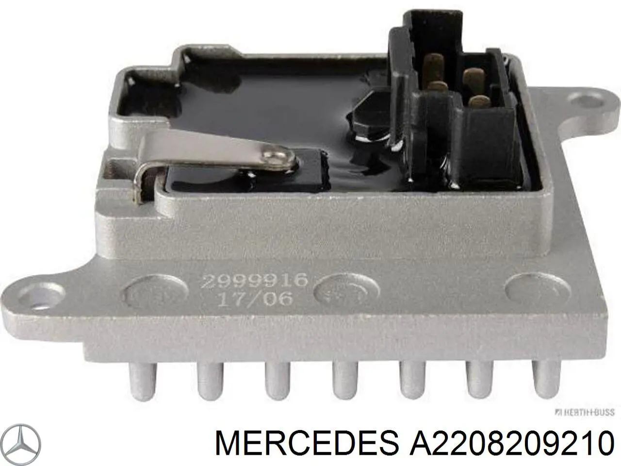 A2208209210 Mercedes Rezystor wentylatora nagrzewnicy (ogrzewacza kabiny)