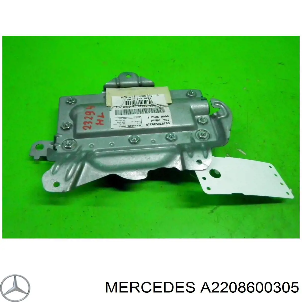 A2208600305 Mercedes Poduszka powietrzna (AIRBAG) drzwi przednich lewych