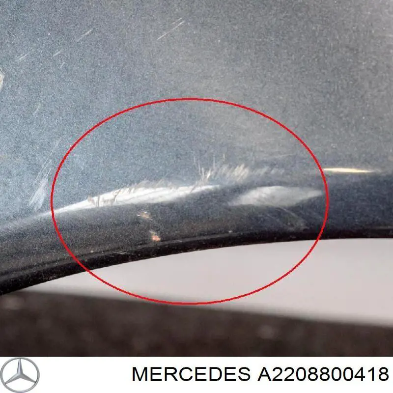 Błotnik przedni prawy Mercedes A2208800418 cena, od 170,26 USD