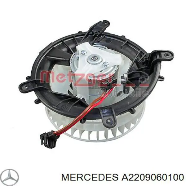A2209060100 Mercedes Silniczek wentylatora nagrzewnicy (ogrzewacza wnętrza)