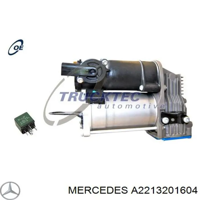 Kompresor zawieszenia pneumatycznego Mercedes A2213201604 cena, od 300,73 USD