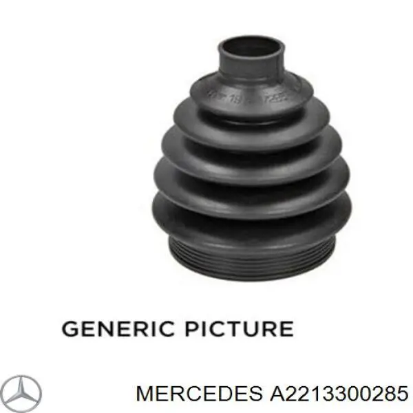 Osłona przegubu homokinetycznego półosi przedniej wewnętrzna Mercedes A2213300285 cena, od 26,80 USD
