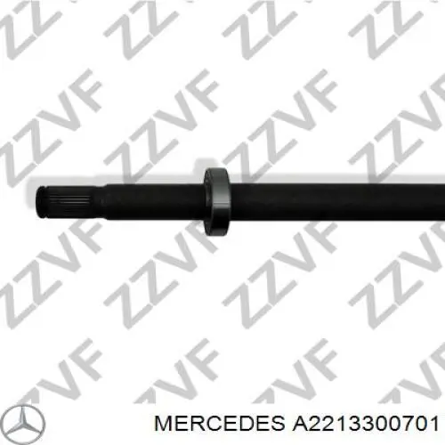 Do koszyka A2213300701 Mercedes Wał napędowy półosi pośredni