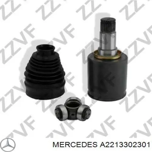 Do koszyka A2213302301 Mercedes Półoś napędowa przednia prawa