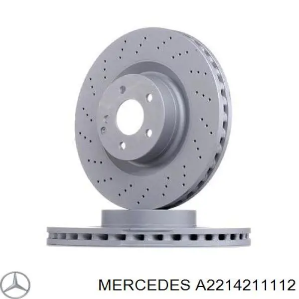 A2214211112 Mercedes Tarcza hamulcowa przednia