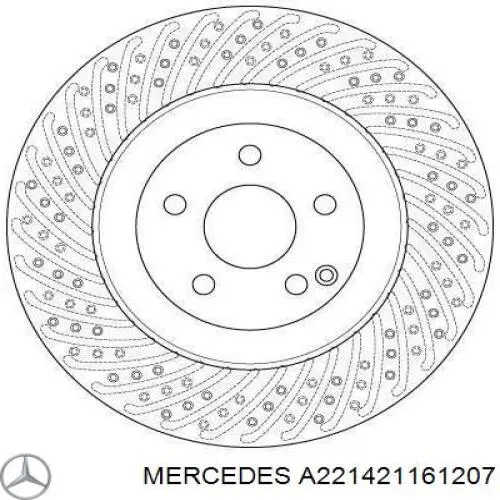 Tarcza hamulcowa przednia Mercedes A221421161207 cena, od 99,86 USD