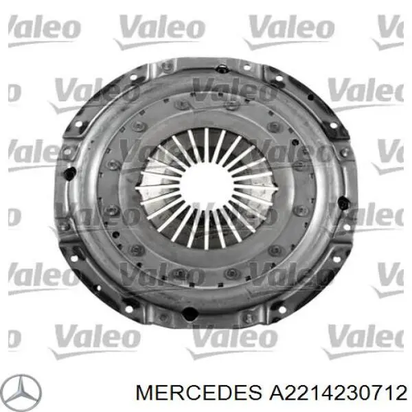 A2214230712 Mercedes Tarcza hamulcowa tylna