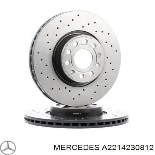 Tarcza hamulcowa tylna Mercedes A2214230812 cena, od 1344,97 USD