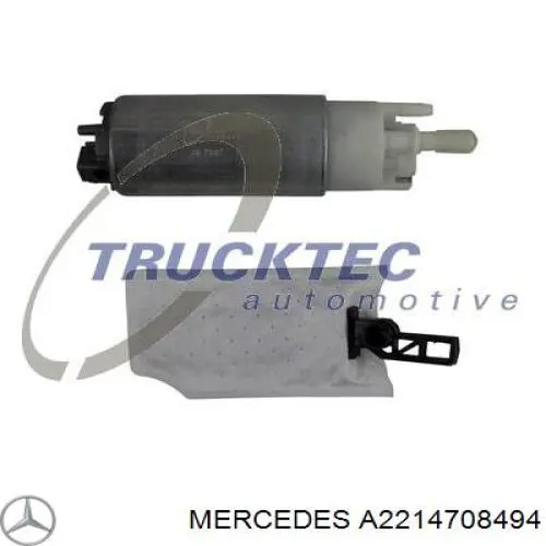 Pompa paliwa elektryczna zanurzeniowa Mercedes A2214708494 cena, od 93,28 USD